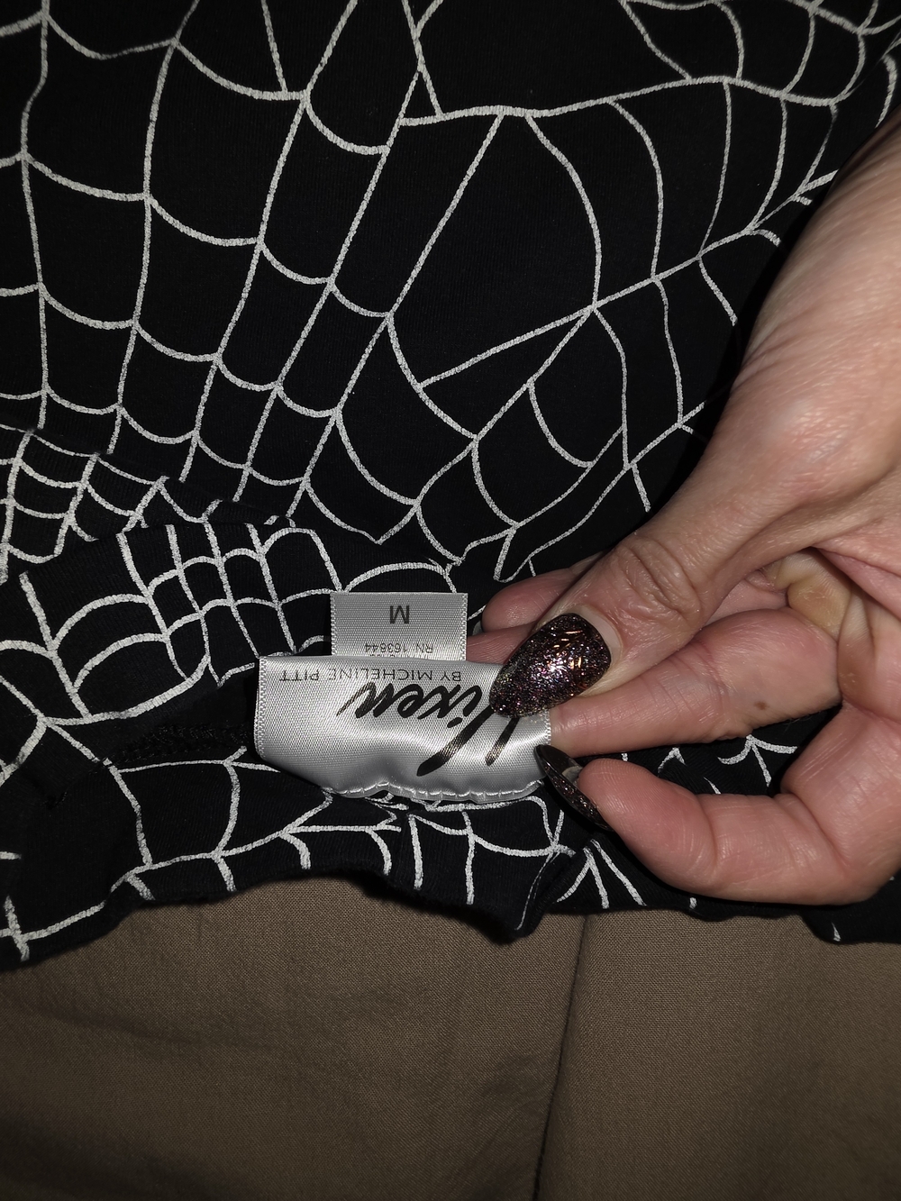 Vixen Micheline Pitt Black Spiderweb Bad Girl Top - Picture 3 of 6